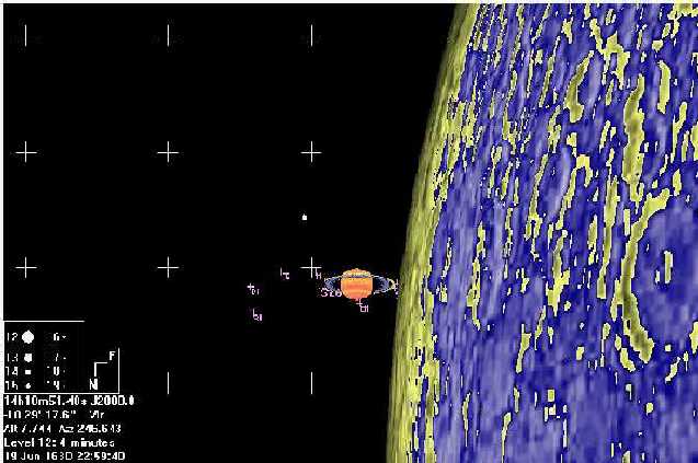 Odkrycie Saturna przy jasnym brzegu